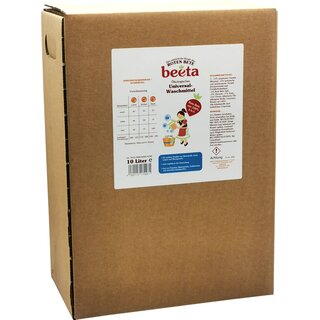 Beeta Beetroot Power Universal Detergent vegan 10 L 10000 ml Bag in Box