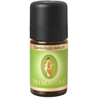 Primavera Sandalwood indian essential oil 100% pure organic 5 ml