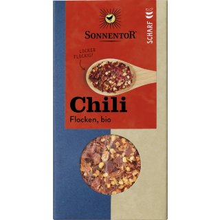 Sonnentor Chili Flocken bio 45 g Tüte