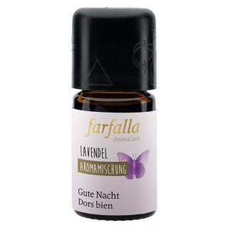 Farfalla Sleep well Lavender Good Night fragrance mix 100% pure 5 ml