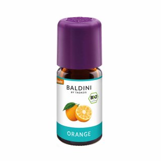 2x Baldini Bio Aroma naturreines ätherisches Öl Orange demeter 5 ml