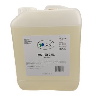 Sala MCT Öl Neutralöl Ph. Eur. konv. 2,5 L 2500 ml Kanister
