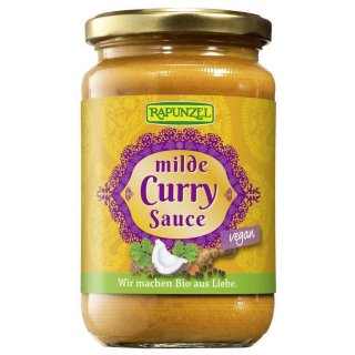 Rapunzel Mild Curry Sauce vegan organic 330 ml