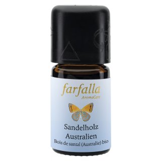 Farfalla Sandalwood Australia Grand Cru essential oil 100% pure organic 5 ml