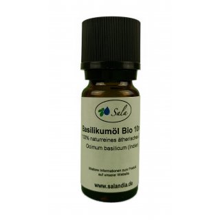 Sala Basilikumöl Aroma Methylchavicol ätherisches Öl naturrein BIO 10 ml