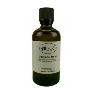 Sala Anethum graveolens herb essential oil 100% pure 100 ml glass bottle
