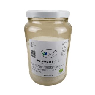 Sala Babassuöl raffiniert food grade BIO 5 L 5000 ml Eimer