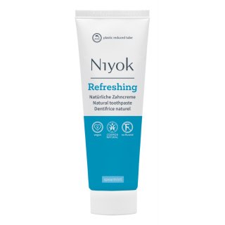 Niyok Zahncreme Refreshing Spearmint ohne Fluorid vegan 75 ml