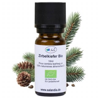 Sala Zirbelkieferöl Zirbenöl Aroma ätherisches Öl naturrein BIO 10 ml