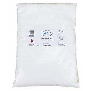 Sala Nicotinamid Vitamin B3 Niacinamid 500 g Beutel