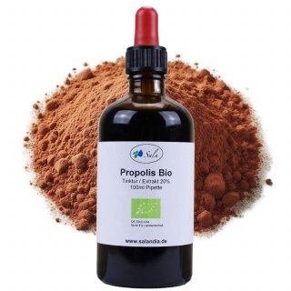 Sala Propolis 20% liquid extract organic 100 ml glass bottle