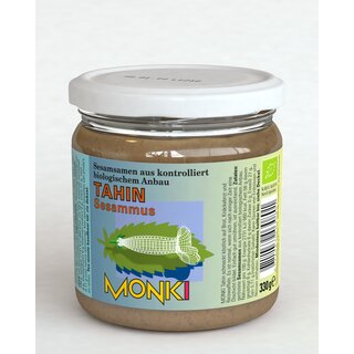 Monki Tahini Sesame Mush without sea salt vegan organic 330 g