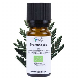 Sala Zypressenöl Aroma ätherisches Öl naturrein BIO 5 ml