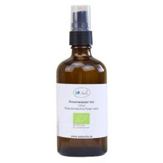 Sala Rosenwasser BIO 100 ml Glasflasche Spühaufsatz