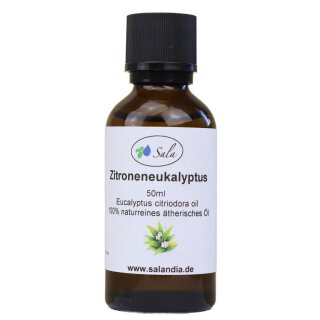 Sala Eukalyptusöl Citriodora Aroma Zitroneneukalyptus ätherisches Öl naturrein 50 ml