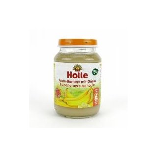 Holle Feine Banane mit Griess Bio Früchtezubereitung 190 g