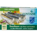 Fontaine Sardinen mit Haut & Gräten in Bio...