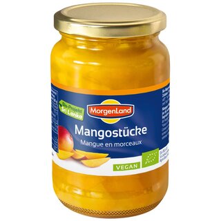 Morgenland Mango Pieces organic 350 g dripp-off weight 205 g