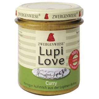 Zwergenwiese Lupi Love Curry gluten free vegan organic 165 g