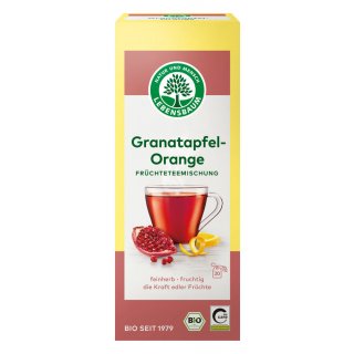 Lebensbaum Granatapfel Orange Tee bio 20 x 2 g Aufgussbeutel 40 g