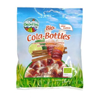 Ökovital Cola Bottles Fruit Gum gluten free organic 80 g