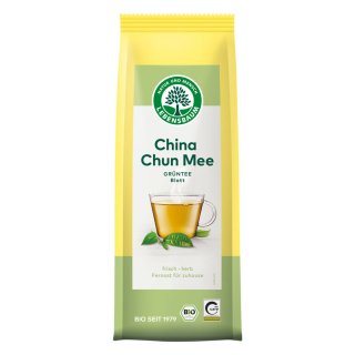 Lebensbaum Green Tea China Chun Mee Leaf loose organic 75 g bag