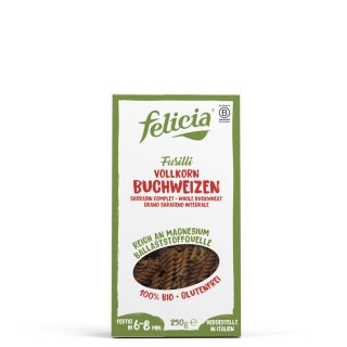 Felicia Buchweizen Pasta Fusilli glutenfrei vegan bio 250 g