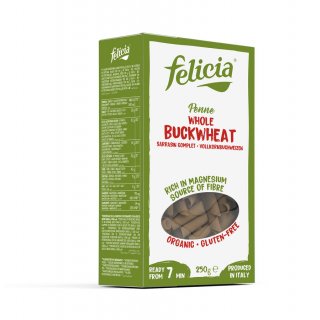 Felicia Buckwheat Pasta Penne gluten free vegan organic 250 g