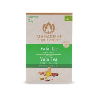 Maharishi Ayurveda Vata Tee Kräuter & Gewürztee bio 15 x 1,5 g Aufgussbeutel 22,5 g