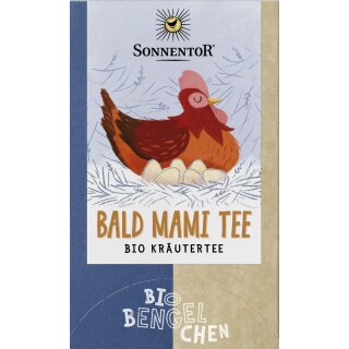 Sonnentor Bald Mami Tee Kräuter Früchtetee Mischung bio 18 x 1,2 g Aufgussbeutel 21,6 g MHD (1 Stück)