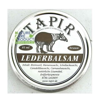Tapir leather balsam brown 85 ml