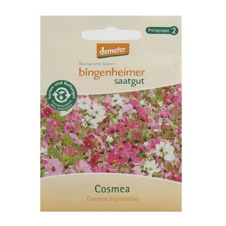 Bingenheimer Saatgut Cosmea Cosmos bipinnatus demeter bio für ca. 50 Pflanzen