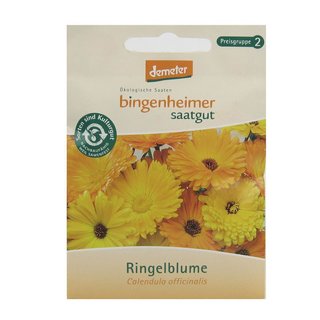 Bingenheimer Saatgut Ringelblume Calendula officinalis demeter bio für ca. 100 Pflanzen