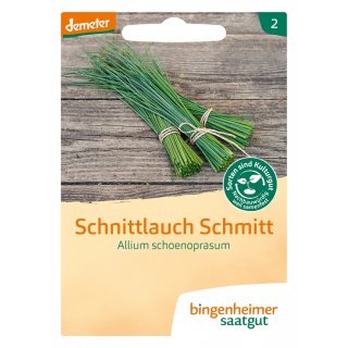 Bingenheimer Saatgut Schnittlauch mittelgrobröhrig Schmitt demeter bio für ca. 3 m²
