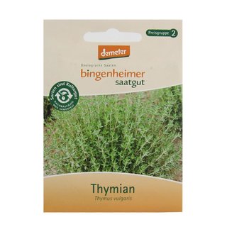 Bingenheimer Saatgut Thymian Thymus vulgaris demeter bio für ca. 10 m²