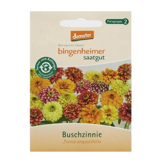 Bingenheimer Saatgut Buschzinnie Zinnia angustifolia demeter bio für 80-100 Pflanzen