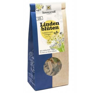Sonnentor Lindenblüten Tee ganz lose vegan bio 35 g Tüte