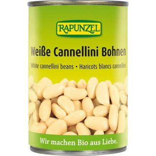 Rapunzel White Cannellini Beans organic 400 g drip-off weight 240 g