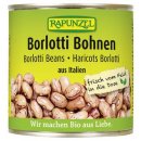 Rapunzel Borlotti Beans organic 400 g drained 250 g can